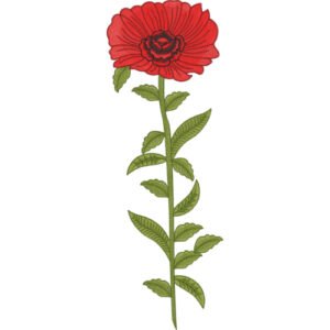 Flower Neck Embroidery NED6240-25