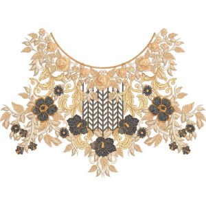 Embroidery Neck Design NED6243-25