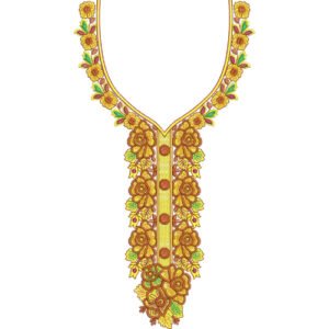 Neck Embroidery Design NED6245-25