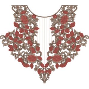 Beautiful Neck Embroidery NED6246-25