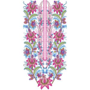 Unique Neck Embroidery NED6256-25