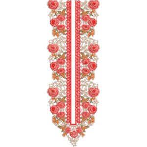 Unique Neck Embroidery NED6263-25