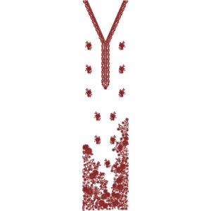 Beautiful Neck Embroidery NED6280-25