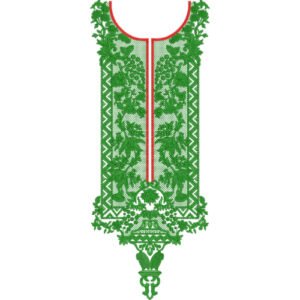 Unique Neck Embroidery NED6290-25
