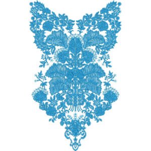 Unique Neck Embroidery NED6302-25