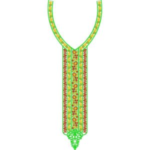 Flower Neck Embroidery NED6330-25