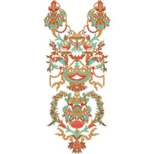 Embroidery Neck Design NED6336-25