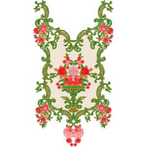 Neck Embroidery Design NED6338-25