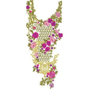 Embroidery Neck Design NED6344-25