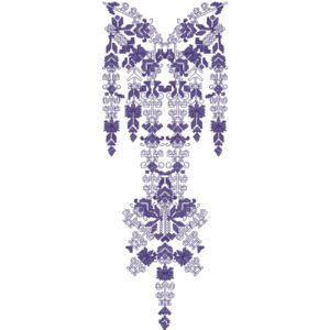 Neck Embroidery Design NED6346-25