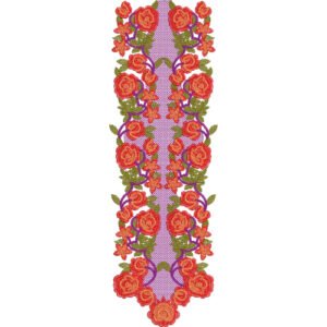 Unique Neck Embroidery NED6348-25