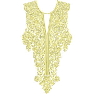 Unique Neck Embroidery NED6356-25