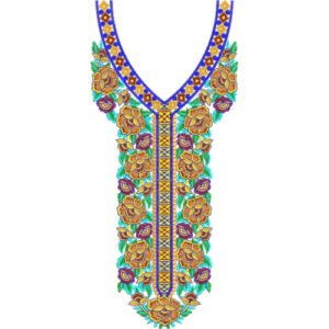 Neck Embroidery Design NED6369-25