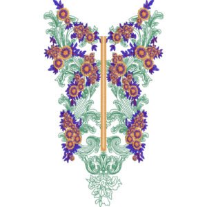 Beautiful Neck Embroidery NED6370-25