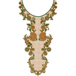 Neck Embroidery Design NED6386-25