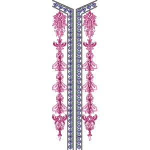 Flower Neck Embroidery NED6390-25