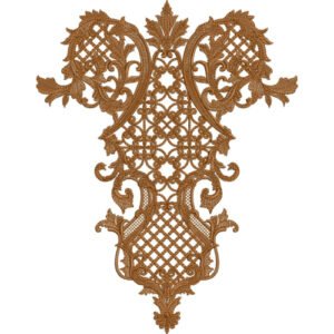 Embroidery Neck Design NED6393-25
