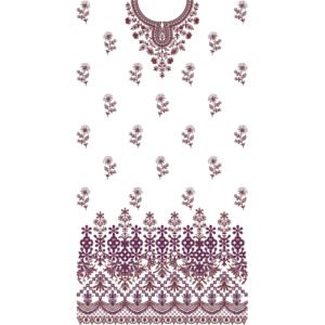 Dress Embroidery Design EDD5091-25