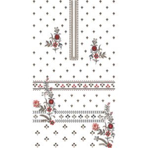 Attractive Dress Embroidery EDD5094-25