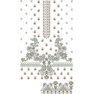 Unique Dress Embroidery EDD6000-25