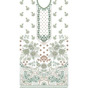Flower Dress Embroidery EDD6001-25