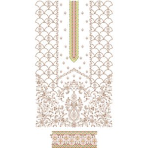 Simple Dress Embroidery EDD6012-25
