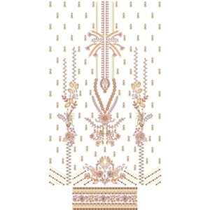 Attractive Dress Embroidery EDD6022-25