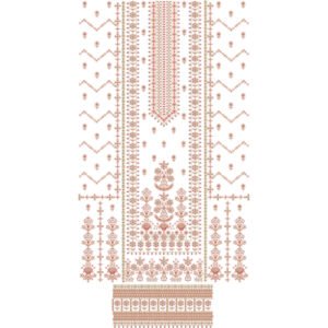 Simple Dress Embroidery EDD6028-25