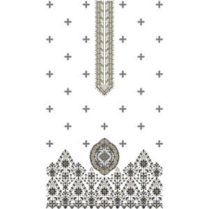 Unique Dress Embroidery EDD6036-25
