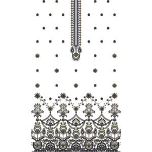 Beautiful Dress Embroidery EDD6042-25