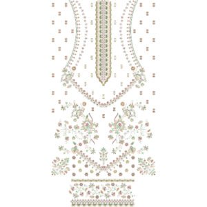 Flower Dress Embroidery EDD6053-25