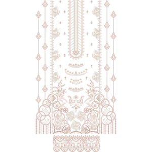 Beautiful Dress Embroidery EDD6057-25