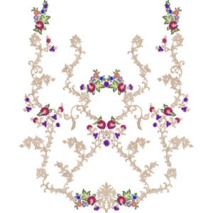 Embroidery Neck Design NED6397-25