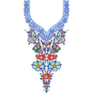 Beautiful Neck Embroidery NED6400-25