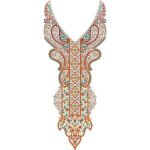Unique Neck Embroidery NED6401-25