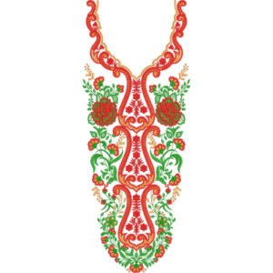 Beautiful Neck Embroidery NED6408-25