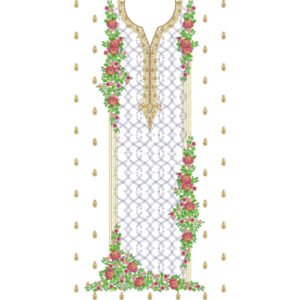 Unique Neck Embroidery NED6409-25