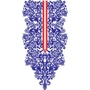 Embroidery Neck Design NED6414-25