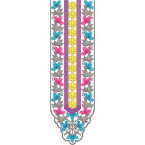 Beautiful Neck Embroidery NED6417-25