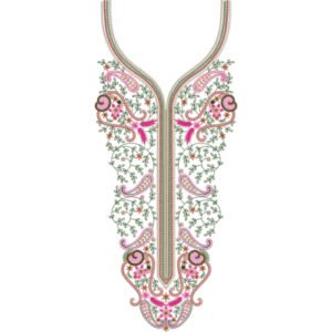 Unique Neck Embroidery NED6427-25