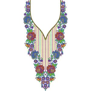 Neck Design Embroidery NED6433-25