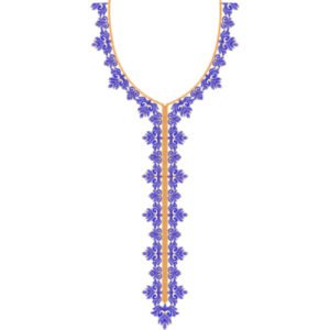 Unique Neck Embroidery NED6445-25