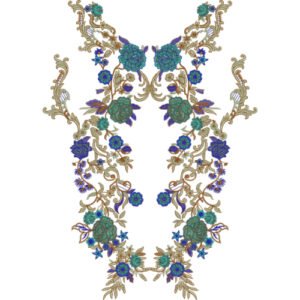 Beautiful Neck Embroidery NED6453-25