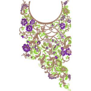 Neck Flower Design NED6455-25