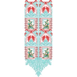 Beautiful Neck Embroidery NED6470-25