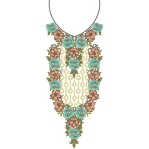 Unique Neck Embroidery NED6471-25
