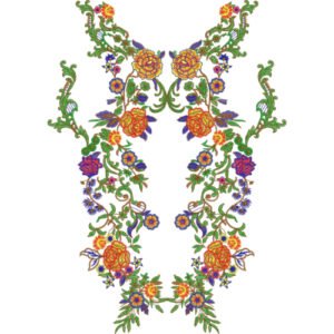 Neck Embroidery Design NED6475-25