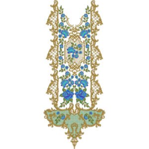 Unique Neck Embroidery NED6486-25