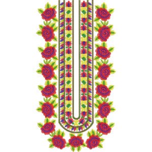 Embroidery Neck Design NED6491-25