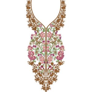 Unique Neck Embroidery NED6494-25